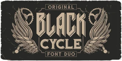 Black Cycle 2 Font