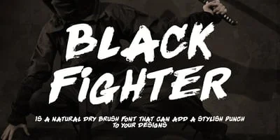 Black Fighter Font