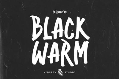 Black Warm - Handwriting Font Free Download