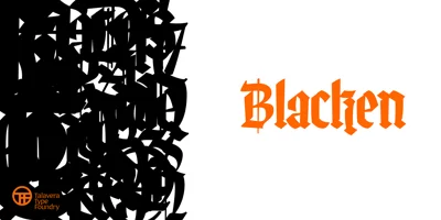 Blacken Font
