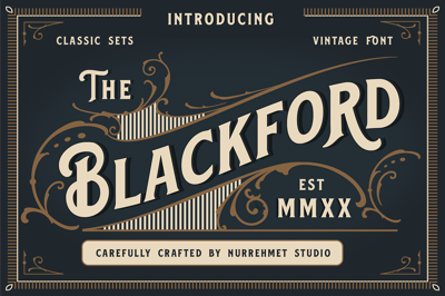 Blackford - Vintage Classic Font Free Download