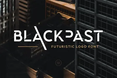 Blackpast - Futuristic Logo Font Free Download