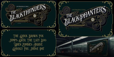 Blackthunders Font