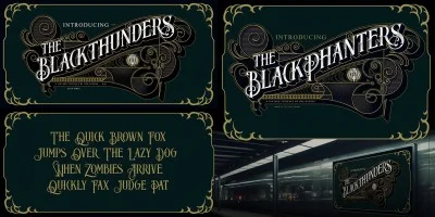 Blackthunders Font