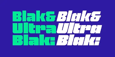 Blak Font