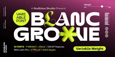 Blanc Groove Font