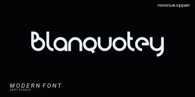Blanquotey Font