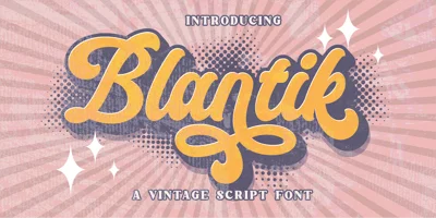 Blantik Calligprahy Font