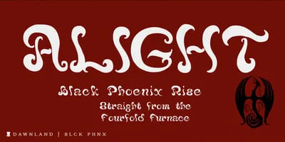 Blck Phnx Font