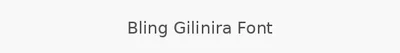 Bling Gilinira Font