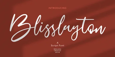 Blisslayton Font