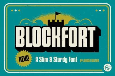 BLOCKFORT | Condensed Font