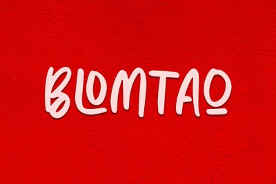 BLOMTAO Brush Font