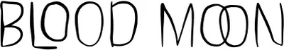 Blood Moon 2 Font