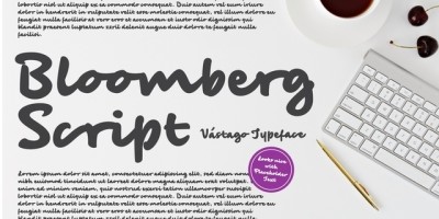 Bloomberg Script Font