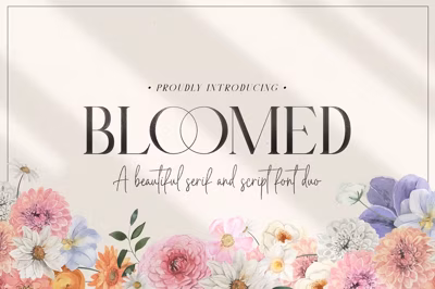 Bloomed Font Duo Free Download