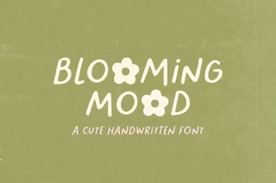 Blooming Mood - Cute Font Free Download