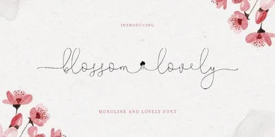 Blossom Lovely Font