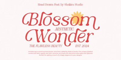 Blossom Wonder Font