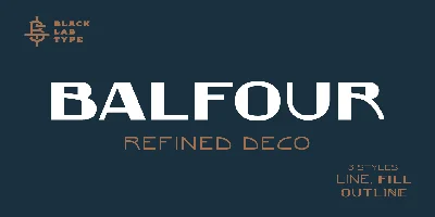 BLT Balfour Font