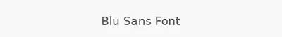 Blu Sans Font