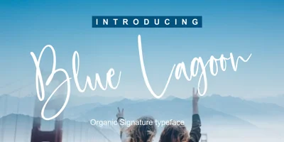 Blue Lagoon Font