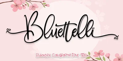 Bluettelli Font