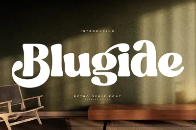 Blugide Retro Serif Font Free Download