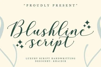 Blushline Script