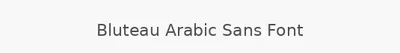 Bluteau Arabic Sans Font