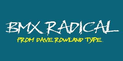 BMX Radical Font Free Download