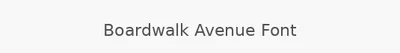 Boardwalk Avenue Font