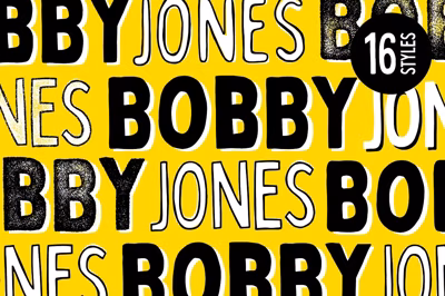 Bobby Jones - 16 Fonts Free Download