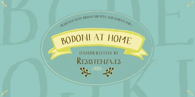 Bodoni At Home Font