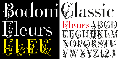 Bodoni Classic Fleurs Free Download