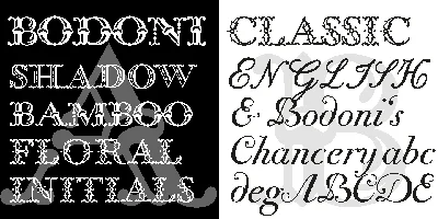 Bodoni Classic Initials Font