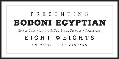 Bodoni Egyptian Pro Free Download