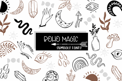 Boho magic | Symbols Fonts Free Download