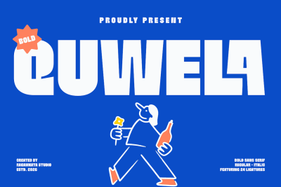 Bold Sans Serif - Quwela Font