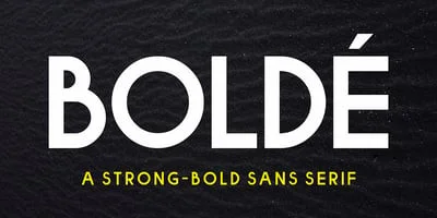 Bolde Font