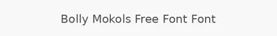 Bolly Mokols Free Font Font