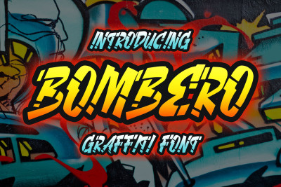 Bombero Graffiti Font Bombero Graffiti Font