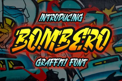 Bombero Graffiti Font