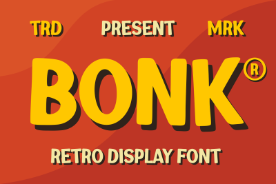 Bonk - Retro Display Font