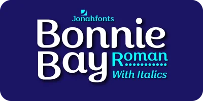 Bonnie Bay Roman Font