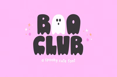 Boo Club | Halloween Font Free Download