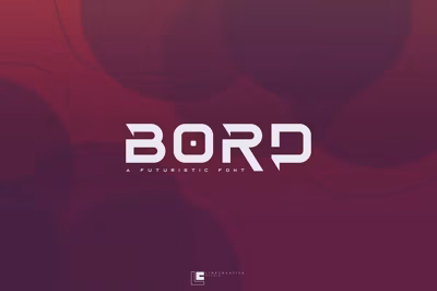 Bord - Futuristic Font Free Download