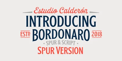 Bordonaro Spur Font