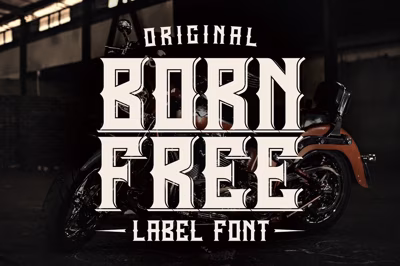 Born Free Typeface Free Download