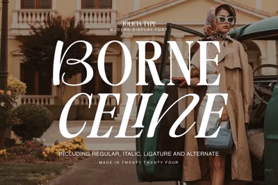 Borne Celine | Modern Display Font Free Download